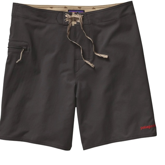Patagonia Other - Patagonia Men’s charcoal Stretch Planing 10” inseam Board Shorts 40